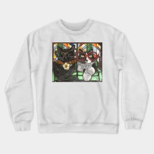 The kitty couch queens Crewneck Sweatshirt